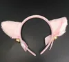 Halloween Cat Fox Fluffy Devil Ears Bells Diadema Disfraz Disfraz Anime Neko Cosplay Hair Band Fiesta Navidad pferformance props favor