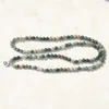 Sn1034 Hot Sale Mode Kvinnors Wrap Armband Trendiga Indien Agate Halsband 108 Mala Fancy Jasper Beads Breaclet