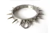 Slave Collar Sex Leksaker Låsning Rivet Neck Harness Bondage Kits Collar Restraint Rostfritt stål för vuxna spel