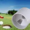 All'ingrosso- Nuovi ausili per l'allenamento di golf Plastica bianca Cortile Pratica Golf Hole Pole Cup Flag Stick Putting Green Flagstick