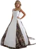 2017 Kamuflaż Suknie ślubne z aplikacjami Suknia Ball Długie Camo Wedding Party Dress Suknie ślubne w Stcok WD1013