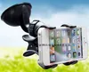 Uniwersalny obrotowy elastyczny podwójny klips Car Windshield Mount Hoder Stojak Ssawka Puchar Swivei Uchwyt Uchwyt do iPhone Samsung LG Telefon komórkowy