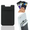 Soft Sock Wallet Credit Card Cash Pocket Sticker Adhesive Holder Organisator Money Pouch Mobile Telefoon 3M Gadgets6281944