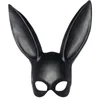 Maskarada maska ​​uszy króliczek Maska Króliczku Wielkanocna Mask Bunny Girl Ears for Party Halloween Xmas