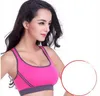 2017 New Fashion Women Fashion Padded Top Athletic Vests Gym Fitness Sports Bras Yogaストレッチシャツベスト