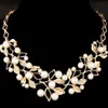Tomtosh colliers de perles simulées pendentifs feuilles d'or collier de déclaration femmes Collares bijoux ethniques pour cadeaux personnalisés
