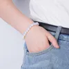 Fios de pedra de cristal de 8mm fios feitos à mão Bracelets de miçangas para mulheres meninas homens Ajustes ajustáveis de joias de ioga Acessórios de moda