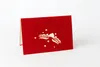 Biglietti d'auguri di carta a forma di cuore fatti a mano 3D pop-up Ringraziamento San Valentino Biglietto di nozze Forniture per feste festive