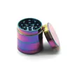 Rainbow Grinders Zinc Alloy Metal Smoking Grinder 40505563 mm de diamètre 4 pièces Herb Crushers Fast Ship3841665