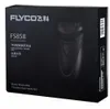 Flyco Professional Electric Shavers för män Vattentät uppladdningsbar rakmaskin Razor LED Power Display 1 timmars snabb laddning 220V FS858