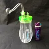 La bottiglia d'acqua bordo Bong di vetro all'ingrosso Bruciatore a nafta Tubi d'acqua Tubo di vetro Rigs Oil Fumo