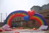 Decorações de casamento infláveis ​​gigantes Arco inflável ao ar livre para entrada no casamento do gramado