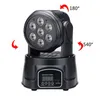 LED Moving Lights Head 7 * 12W 4 in 1 High Brightness RGBW MINI Wash Stage Light