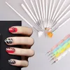 Wholesale 20Pcs Nail Art Salon Design Set Dotting Painting Drawing Polish Brushes Pen Tools Chic Design