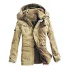 Großhandel - Plus Größe 5XL Winter dicken Mantel Männer Baumwolle Pelzkragen russischen Winter lange Parkas Herren Slim Fit Mode Outcoat warme Schneejacken