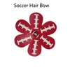 Baseball / Softball / Football Hair Bow! Wykonane z prawdziwego baseballu / softball !!