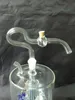 Bong di vetro trasparente bong di vetro accessori tubi fumatori di vetro mini tubi a mano multi-colore miglior cucchiaio glas