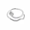 Everfast 10pc Lot Fashion Rings Justerbar cool ormring Silverguld Rose Guldpläterade mässingsmycken för Women Girl Can Mix Color246e