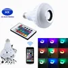 Wireless E27 6W Bluetooth Remote Control Mini Smart LED Audio Altoparlante RGB Color Light Warm Bulb Music Lamp