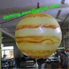 2M Diamter Dev Şişirilebilir Ay Balonu Gece Kulübü Sahnesi Dekorasyonu için Yüksek Kaliteli Şişirilebilir Gezegenler