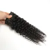 African American Clip In Human Hair Extensions 100G 120G 8PCs Natural Black Afro Kinky Curly Clip