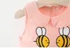 Verão bebê girl039s vestido dos desenhos animados abelha princesa festa vestidos bonitos crianças aniversário tutu vestidos infantis3055789