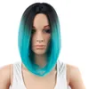 Synthetic Hair Wigs Short Bob Wig Ombre Color 12inch Heat Resistant Synthetic Hair wigs Popular Style