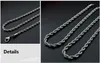 Big Promotions ! 10pcs Silver stainless steel rope Chain Necklace Lobster Clasps Chain Jewelry making Size 2mm width 50cm length