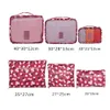 Travel Storage Bags Set Portable Tidy Suitcase Organizer Clothes Packing Home Closet Divider Container Bag 6PCs High Quality4784958