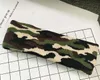 Camouflage Farbe Wolle Gestrickte Stirnband Haar Wrap für Frauen Drucken militär Elastische Twist Turban Yoga Sport Stirnbänder Kopfbedeckung 20 teile/los