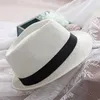 Moda Unisex Güneş Şapka Erkekler Kemik Bayanlar Yaz Hasır Şapka Plaj UV Koruma Kap Eğlence Nakliye Chapeau Panama Femme