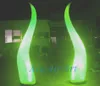 Good night decoration beautiful curve lighting Inflatable led cone.frame model for decorations made in China come with air blower