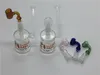 Mini Glass Recycler Oil Rig Glasbong mit Kuppel und Nagel tragbar Coloful Günstige Minibongs zum Rauchen von Tabakköpfen