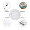 Regulável Rodada painel de LED de luz SMD 2835 3W 9W 12W 15W 18W 21W 25W 110-240V levou teto recesso para baixo lâmpada SMD2835 downlight + motorista