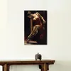 Modern Figure Oil Paintings Woman Dancer on the Chair Handmade Canvas Art for Bedroom Living Room Hall Wall Decor