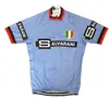 2022 Pro Team Salvarani Vintage Cicling Jersey Set di tessuti a manica corta traspirante in tessuto veloce a secco veloce mtb ropa ciclismo g2286n