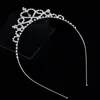 Baby Girls Princess Hairband Child Party Bridal Crown Opaska na głowę kryształowy diament Tiara Hair Hoop Bands Akcesoria3788853