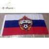 Ryssland CSKA Moscow FC 3*5ft (90cm*150cm) Polyesterflagga Banderolldekoration flygande hemträdgårdsflagga Festliga presenter