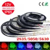 100m varm LED-band Ljus 2835 5050 5630 SMD RGB Vit Blå Grön Röd Vattentät Non Vattentät 300LEDS 3000 LM Flexibel Mix Färg