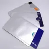 1000pcs الألومنيوم مضاد RFID حظر الأكمام الأكمام بطاقة بطاقة الائتمان