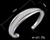 Nuovi braccialetti infinito Bracciale rigido in argento sterling 925 con ciondoli moda retrò vintage stili misti gioielli per le donne regalo di Natale interi