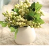 50st MINI BERRY STAMEN Konstgjord blomma hantverk simulering Fake blommor för hem eller bröllopskammare sovrum uppsättning bord dedcoration