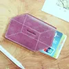 Держатель кредитной карты натуральной кожи 3D-мерский дизайнер Mini Bus Id Card Holder Holder 2017 Новая мода Slim Card Case Women Men