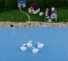 Бесплатная доставка оптом мультфильм мини лебедь сад миниатюры смола ручной работы фигурка для украшения свадьбы или домашнего стола садовый декор