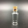 2 ml 16mmx35mm glas önskar flaskor med korkar stoppare-mini glasflaskburkar meddelande bröllop önskar smycken party gynnar dekoraton container