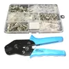 150pcs icke-isolerade flikbehållare terminaler Crimper Plier sortiment verktygssats