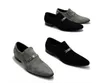 Grind arenaceous cowhide male pointed slip-on men's leather shoes men's shoes business dress shoes
