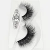 Atacado- Visofree 3D Mink Eyelashes Alto cílios 100% Real Mink Strip Eyelashes Handmade Crossing Mink Eye Lashes Extensão A09