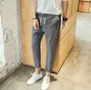 Free ship Summer newest nine Men's Pants cotton and linen feet Harlan Slim trend linens casual PM001 Mens Pant