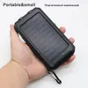 20000MAH 2 USB Port Solar Güç Bankası Şarj Cihazı İPhone iPad Samsung için Perakende Kutusu ile Harici Yedek Pili